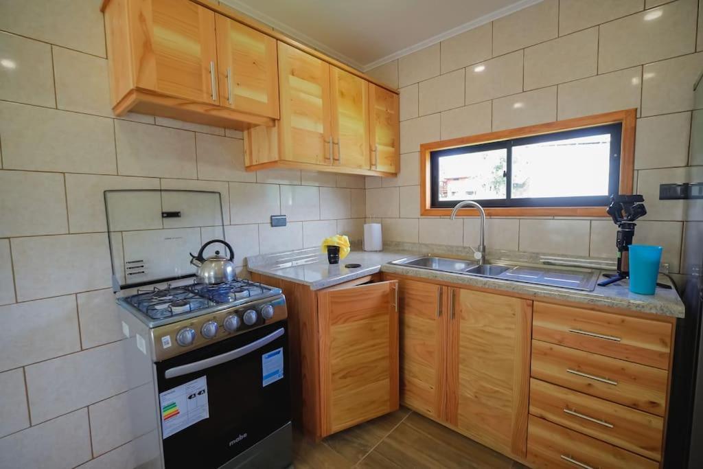 Moderna Cabana En Villarrica Exterior foto